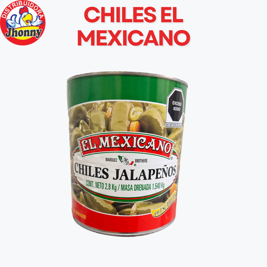 LATA DE CHILES MEXICANO